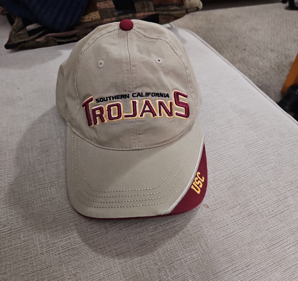 STARTER Tan and Red Cap Collection. USC Trojans. Never Worn Or Tried On.
